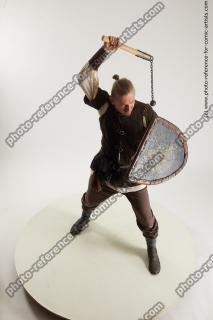 Fighting medieval warrior Sigvid